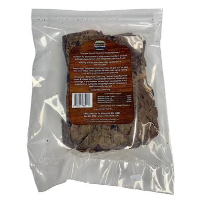 Show full view: Venison Joe's Single Ingredient Lamb Lung Dehydrated Dog Treat, 10-oz bag slide 3 of 4