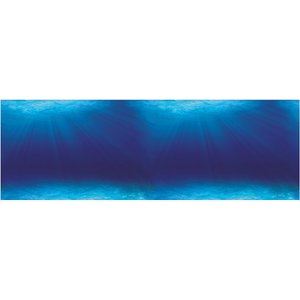Vepotek Double-Sided Fish Aquarium Background, Deep Seabed & Coral Rock, Medium