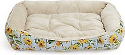 Vera Bradley Cat & Dog Bed, Sunflower Sky, Large