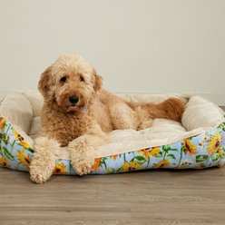 Vera Bradley Cat & Dog Bed, Sunflower Sky, Large slide 2 of 3