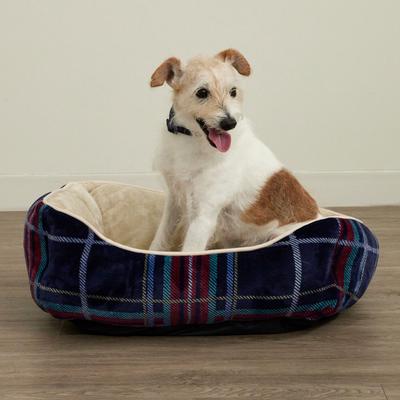 Show full view: Vera Bradley Cat & Dog Bed, Tartan Plaid, Small/Medium slide 2 of 2