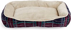 Vera Bradley Cat & Dog Bed, Tartan Plaid, XX-Large/XXX-Large