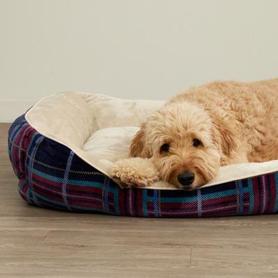 Show full view: Vera Bradley Cat & Dog Bed, Tartan Plaid, XX-Large/XXX-Large slide 3 of 4