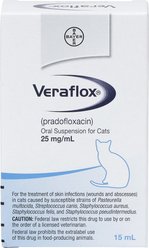 Veraflox (pradofloxacin) Oral Suspension for Cats, 25-mg/mL, 15-mL, bundle of 2 slide 2 of 6