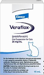 Veraflox (pradofloxacin) Oral Suspension for Cats, 25-mg/mL, 15-mL