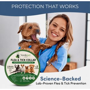 Verdepet Labs All Natural Flea & Tick Collar for Dogs