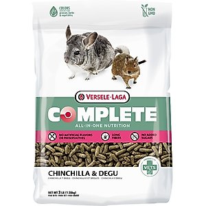 Versele-Laga All-In-One Complete Chinchilla & Degu Food, 3-lb bag, 3-lb bag