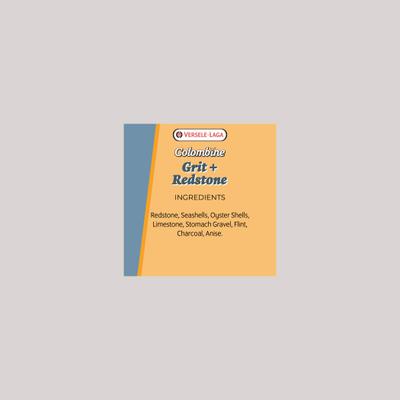 Show full view: Versele-Laga Colombine Grit + Redstone Bird Supplement, 44-lb box slide 3 of 4