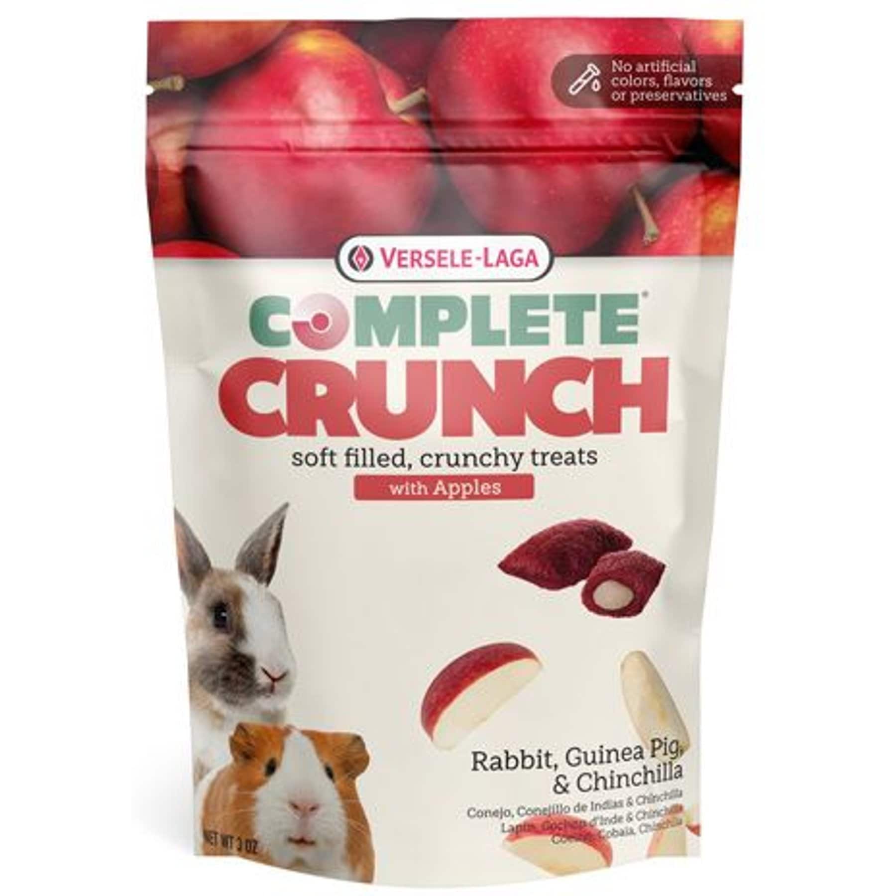 Versele-Laga Complete Crunch with Apples Small Animal Treats, 3-oz bag