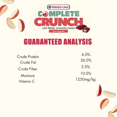 Show full view: Versele-Laga Complete Crunch with Apples Small Animal Treats, 3-oz bag slide 4 of 4