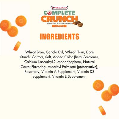 Show full view: Versele-Laga Complete Crunch with Carrots Small Animal Treats, 3-oz bag slide 3 of 4