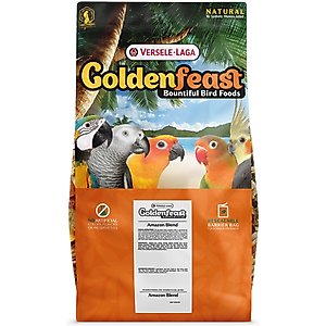 Versele-Laga Goldenfeast Amazon Blend Parrot & Macaw Bird Food, 17.5-lb bag