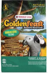 Versele-Laga Goldenfeast Amazon Blend Parrot & Macaw Bird Food, 3-lb bag