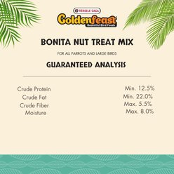 Versele-Laga Goldenfeast Bonita Nut Treat Mix Parrot & Macaw Bird Treats, 17.5-lb bag slide 2 of 4