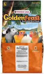 Versele-Laga Goldenfeast Indonesian Blend Parrot & Macaw Bird Food, 17.5-lb bag