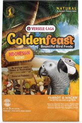 Versele-Laga Goldenfeast Indonesian Blend Parrot & Macaw Bird Food, 3-lb bag