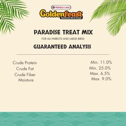 Versele-Laga Goldenfeast Paradise Treat Mix Parrot & Macaw Bird Treats, 17.5-lb bag slide 2 of 4