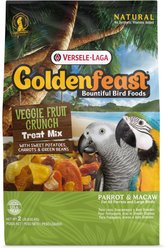 Versele-Laga Goldenfeast Veggie Fruit Crunch Treat Mix Parrot & Macaw Bird Treats, 2-lb bag