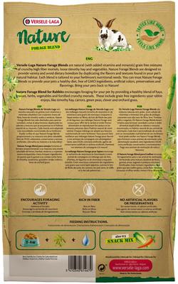 Show full view: Versele-Laga Nature Forage Blend Grain-Free Rabbit Food, 3-lb bag slide 2 of 6