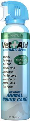 Show full view: Vet Aid Enzymatic Spray for Dogs, Cats, Horses & Small Pets, 8-fl oz bottle slide 1 of 4