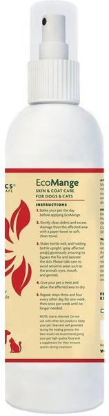 Show full view: Vet Organics EcoMange Dog & Cat Mange Skin Treatment, Soother & Disinfectant, 8-fl oz bottle slide 2 of 4