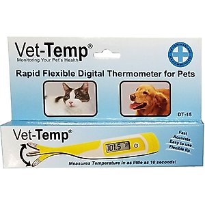 Vet-Temp Rapid Flexible Digital Dog & Cat Thermometer