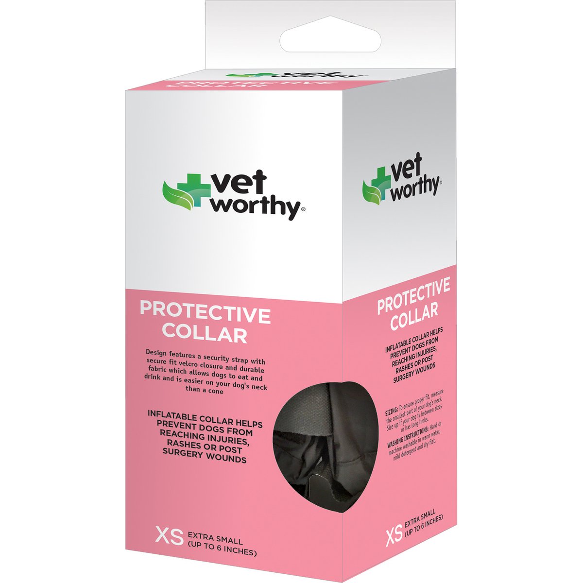 Vet Worthy Boxed Protective Collar for Dogs, X-Small