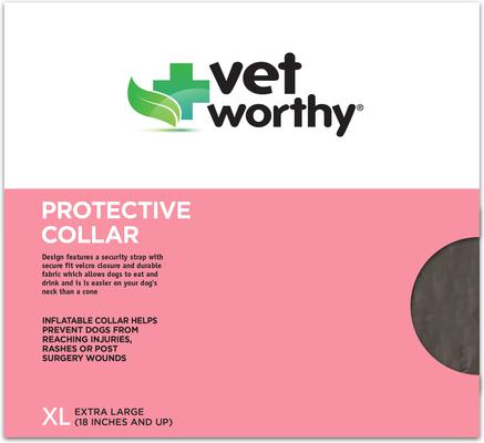 Show full view: Vet Worthy Inflatable Protective Dog Collar, X-Large slide 3 of 5