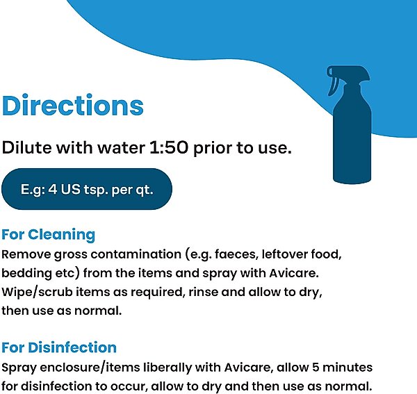 Show full view: Vetafarm Avicare Concentrate Bird Cleaner, 3.4-oz jar slide 4 of 11