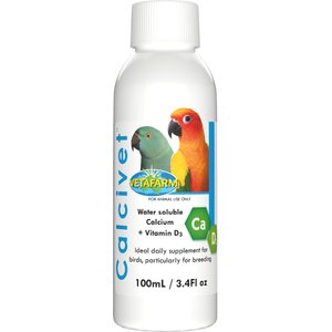 Vetafarm Calcivet Bird Liquid Calcium Supplement, 3.4-oz bottle