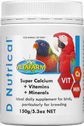 Vetafarm D'Nutrical Bird Supplement, 5.3-oz bottle