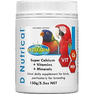 Vetafarm D'Nutrical Bird Supplement, 5.3-oz bottle