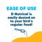 Show in main carousel: Vetafarm D'Nutrical Bird Supplement, 5.3-oz bottle slide 8 of 11