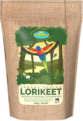 Show full view: Vetafarm Forest Fusion Lorikeet & Lory Bird Food, 1-lb bag slide 1 of 11