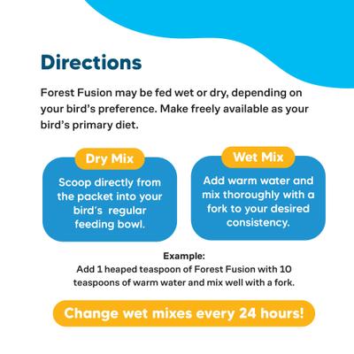 Show full view: Vetafarm Forest Fusion Lorikeet & Lory Bird Food, 1-lb bag slide 7 of 11