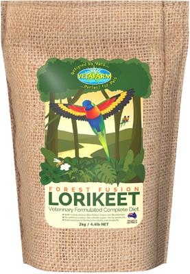Show full view: Vetafarm Forest Fusion Lorikeet & Lory Bird Food, 4.4-lb bag slide 1 of 11