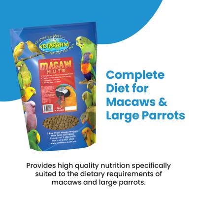 Show full view: Vetafarm Macaw Nuts Bird Food, 4.4-lb bag slide 3 of 11