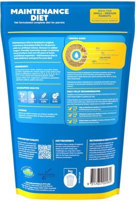 Show full view: Vetafarm Maintenance Diet Bird Food for Parrots, 12.3-oz bag slide 2 of 11