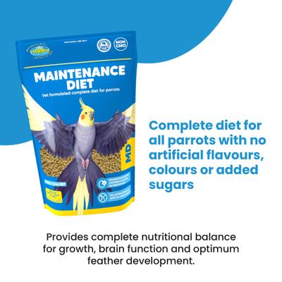 Show full view: Vetafarm Maintenance Diet Bird Food for Parrots, 12.3-oz bag slide 3 of 11