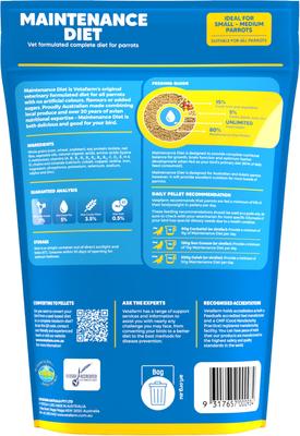 Show full view: Vetafarm Maintenance Diet Bird Food for Parrots, 4.4-lb bag slide 2 of 11