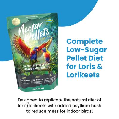 Show full view: Vetafarm Nectar Pellets Lorikeet & Lory Bird Food, 4.4-lb bag slide 3 of 11