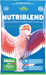Vetafarm Nutriblend Small Non-GMO Pellets Sample Bird Food, 0.88-oz pouch