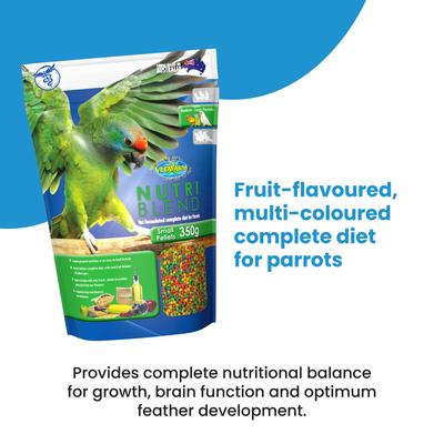 Show full view: Vetafarm Nutriblend Small Pellet Bird Food for Parrots, 12.3-oz bag slide 3 of 11