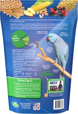 Show full view: Vetafarm Nutriblend Small Pellet Bird Food for Parrots, 12.3-oz bag slide 2 of 11