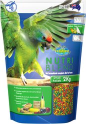Vetafarm Nutriblend Small Pellet Bird Food for Parrots, 4.4-lb bag