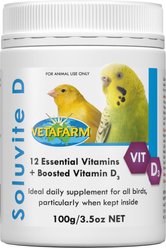 Vetafarm Soluvite D Bird Supplement, 3.5-oz jar