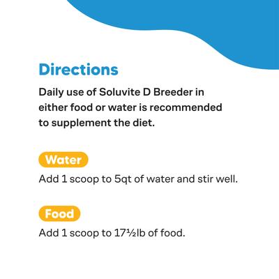 Show full view: Vetafarm Soluvite D Breeder Bird Supplement, 1.1-lb jar slide 4 of 11