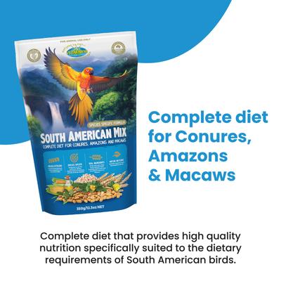 Show full view: Vetafarm South American Mix Bird Food for Birds, 12.3-oz bag slide 3 of 11