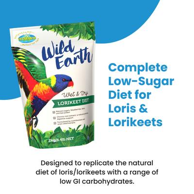 Show full view: Vetafarm Wild Earth Lorikeet & Lory Bird Food, 4.4-lb bag slide 3 of 11