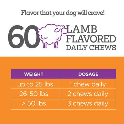 Show full view: Vetality Aller-Immune Skin & Coat Well Bites Dog Supplement, 60 count slide 8 of 9